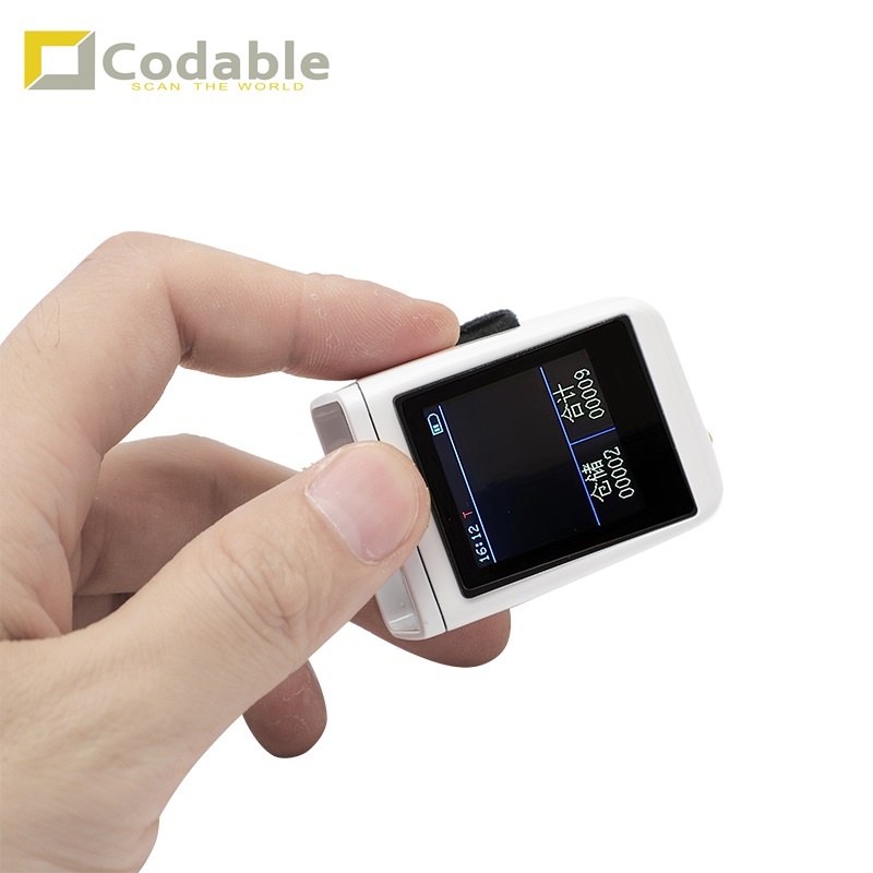 Codable RS7300 mini 2D wireless premium finger barcode scanner BL ...