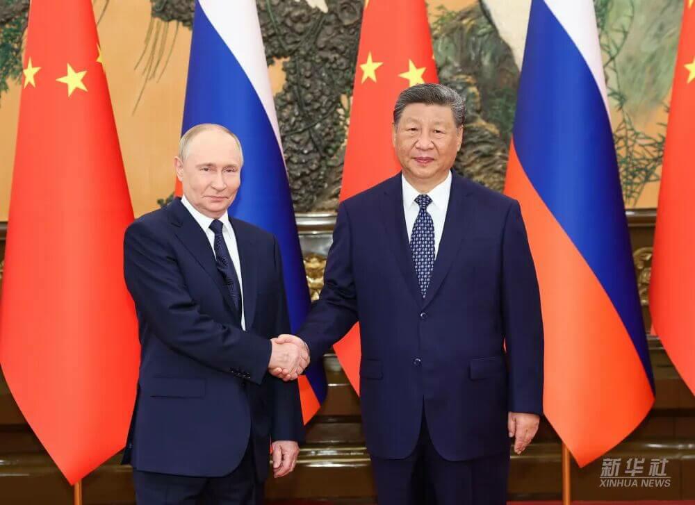 Xi Jinping holds talks with Russian President Vladimir Putin